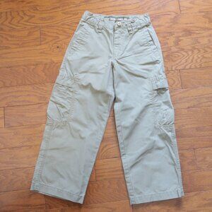 GAPKids Boys Olive Green Cargo Pants, Size 6